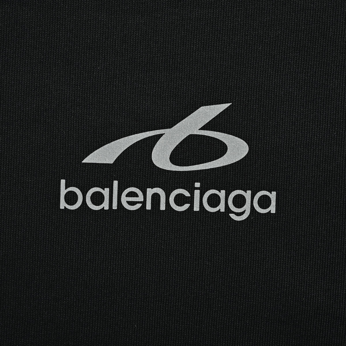 Balenciaga Reflective Ring Small Logo Short Sleeve T-Shirt YS2800612