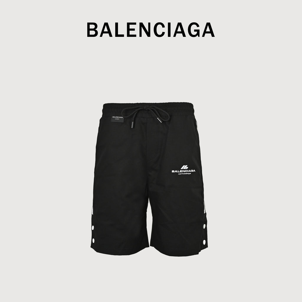 Balenciaga Letter Embroidered Crest Logo Athletic Shorts  HY2800328