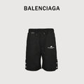 Balenciaga Letter Embroidered Crest Logo Athletic Shorts  HY2800328