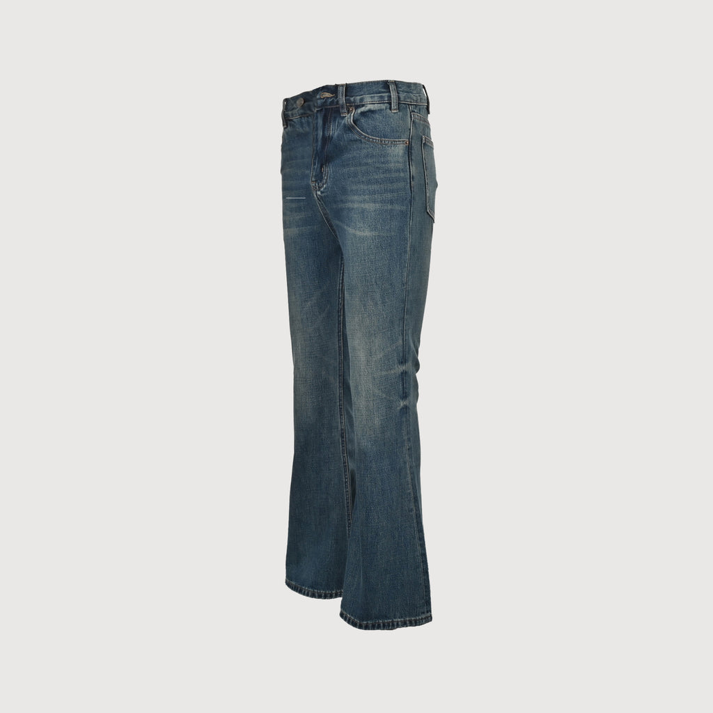 Celine Washed Micro-Flare Jeans – Vintage Blue  DK5601115