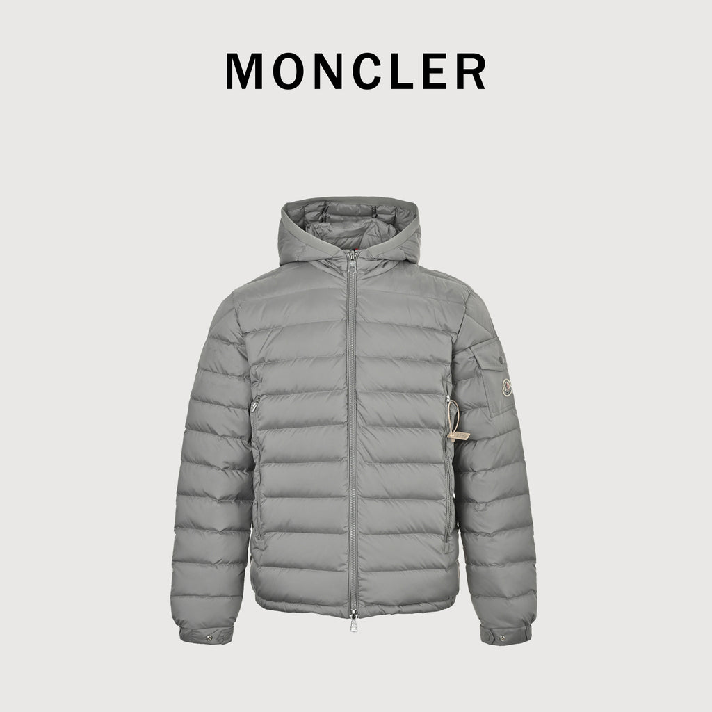 Moncler Galion Short Down Jacket — Deep Grey J20911A00079549SK93D