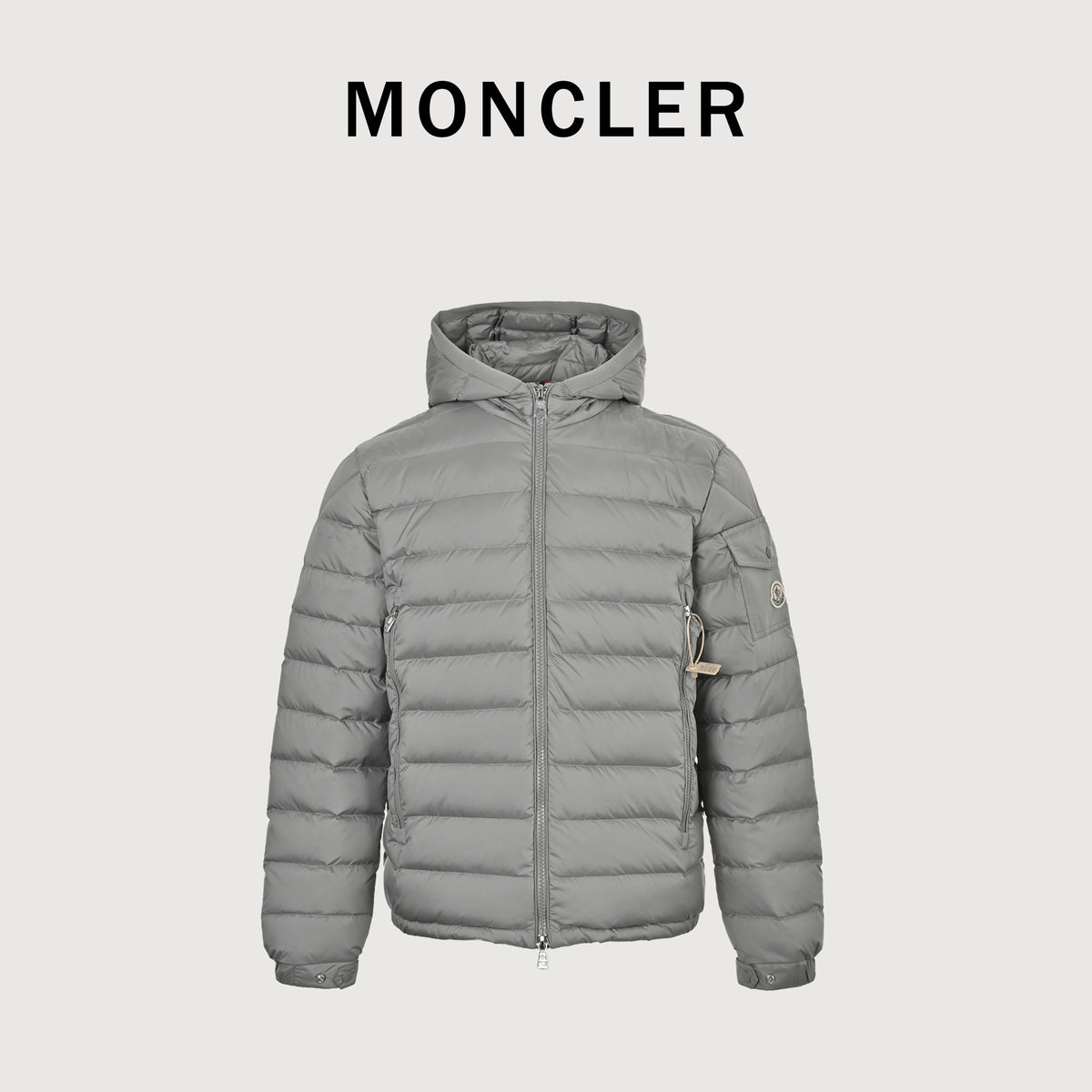 Moncler Galion Short Down Jacket — Deep Grey J20911A00079549SK93D