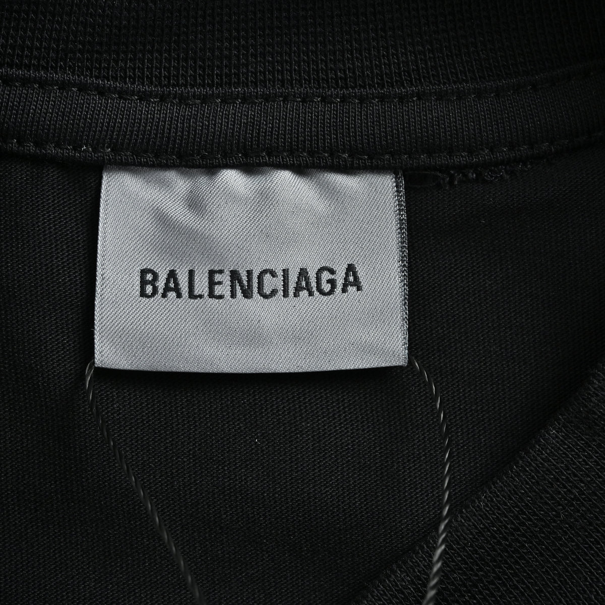 Balenciaga Reflective Ring Small Logo Short Sleeve T-Shirt YS2800612