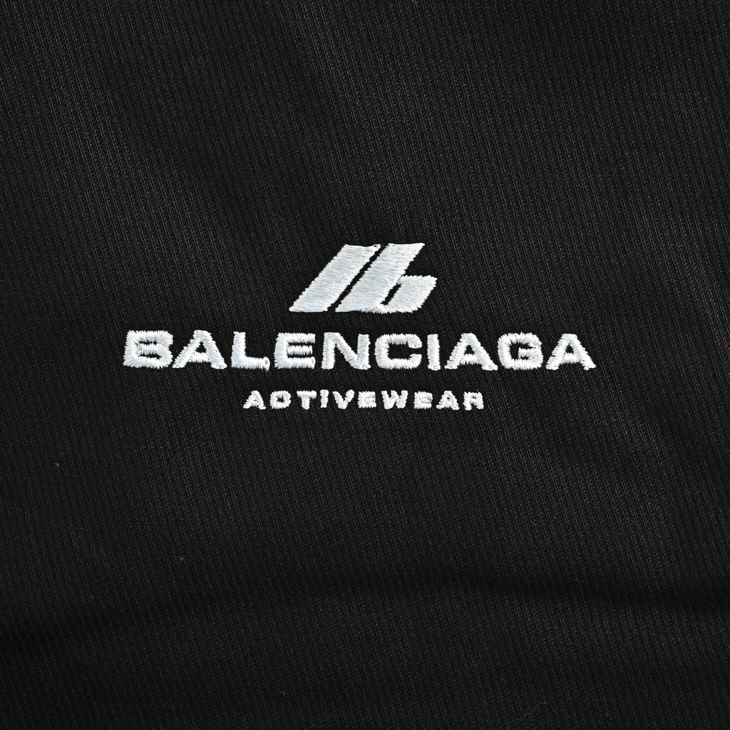 Balenciaga Letter Embroidered Crest Logo Athletic Shorts  HY2800328