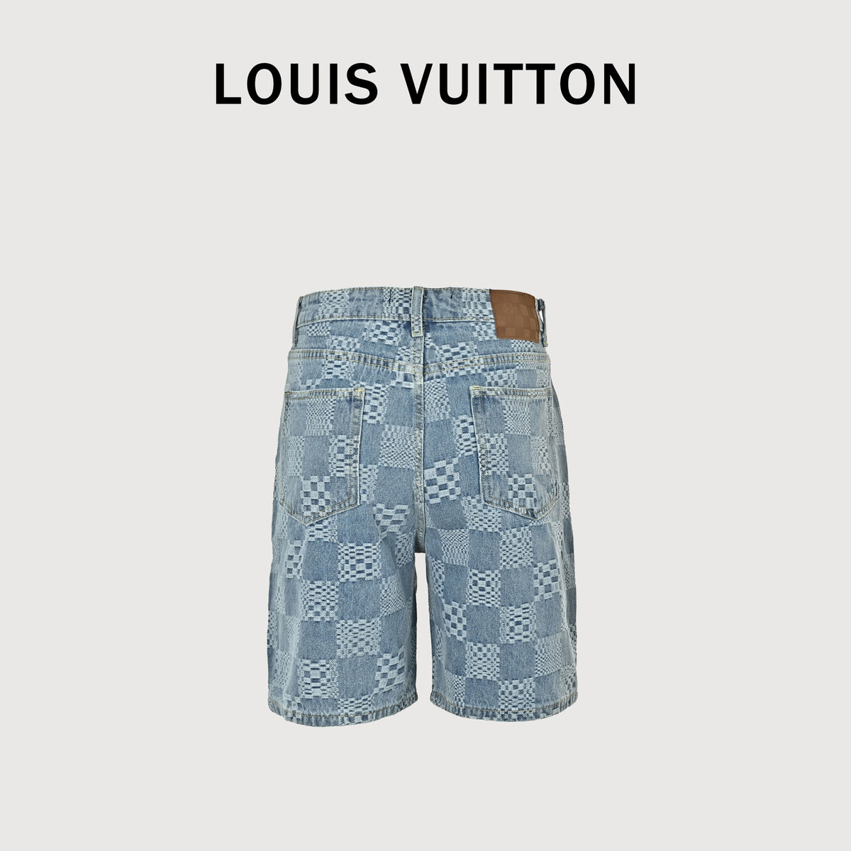 Louis Vuitton Checkerboard Denim Shorts 2026 DK3200722