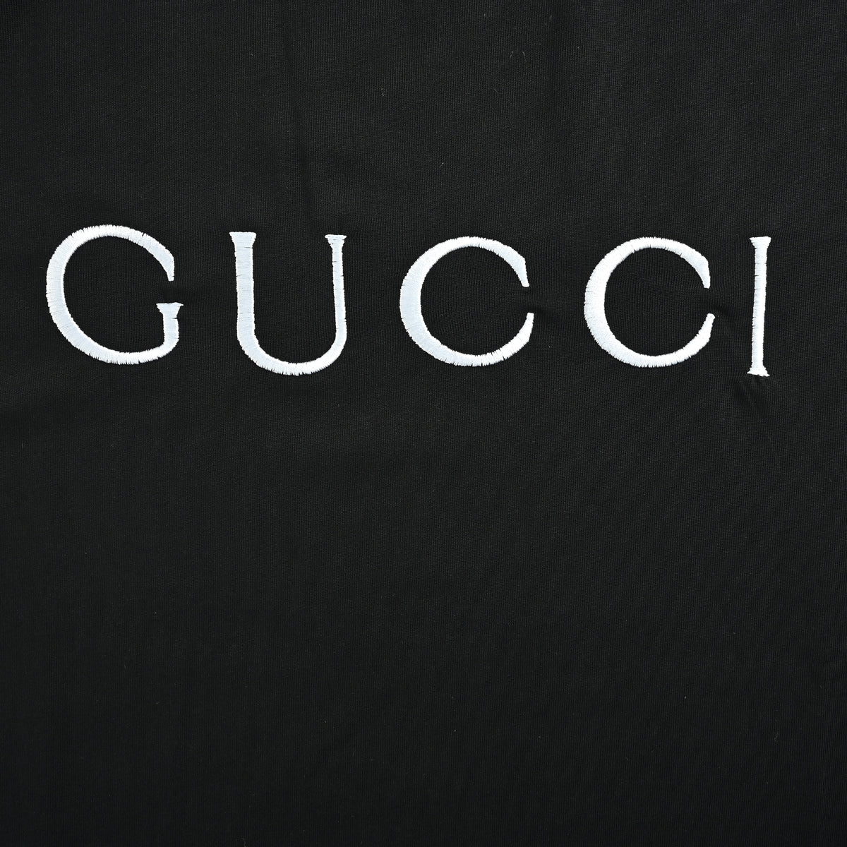 Gucci Classic Embroidered Logo Short Sleeve T-Shirt – Black  TS2600421