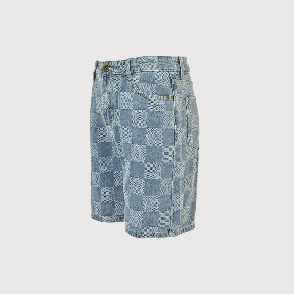 Louis Vuitton Checkerboard Denim Shorts 2026 DK3200722