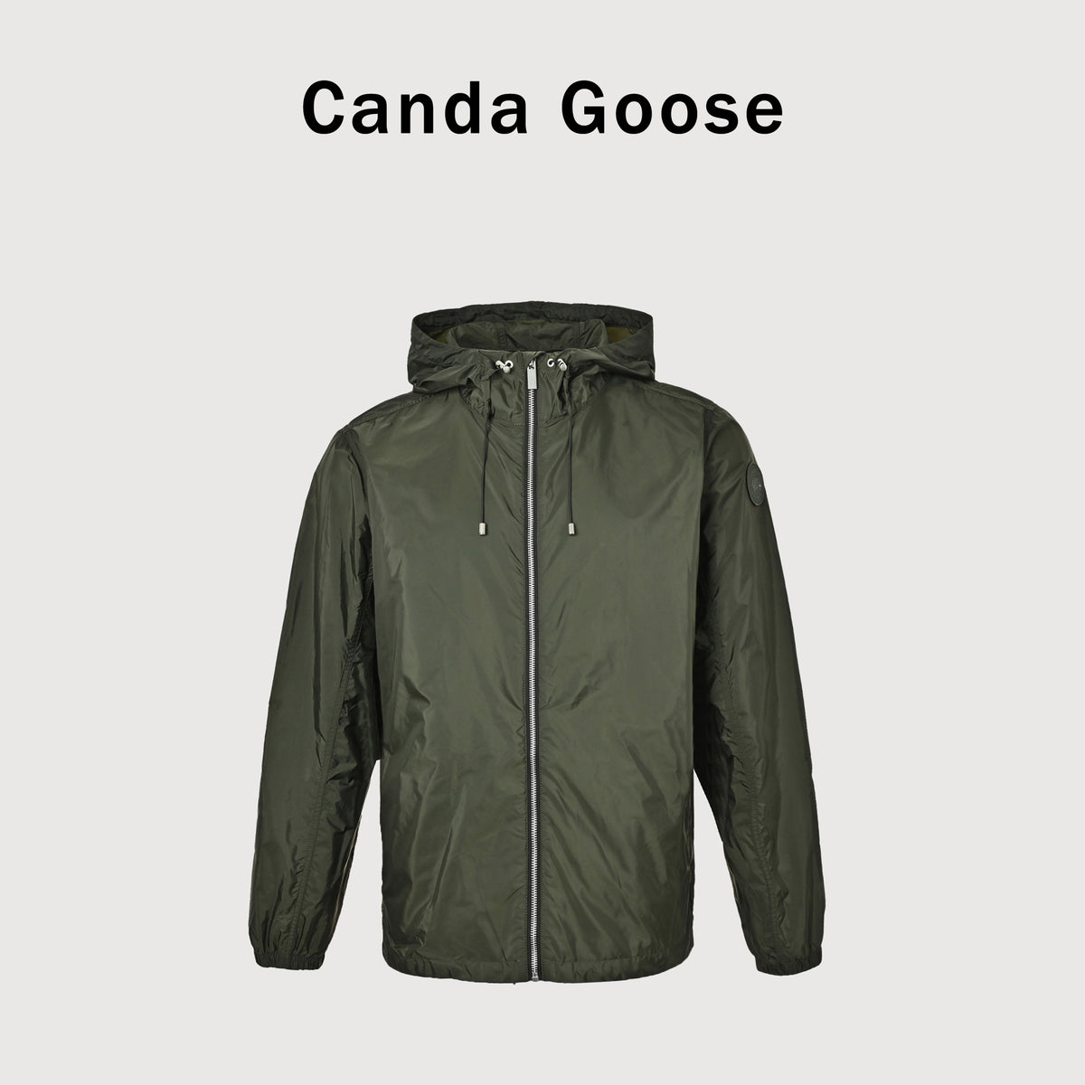 Canada Goose CG Black Label Hooded Windproof Shell Jacket – Army Green  NP6400504-ARG