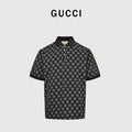 Gucci Classic GG Monogram All-Over Print Polo Shirt – Black SG4400410