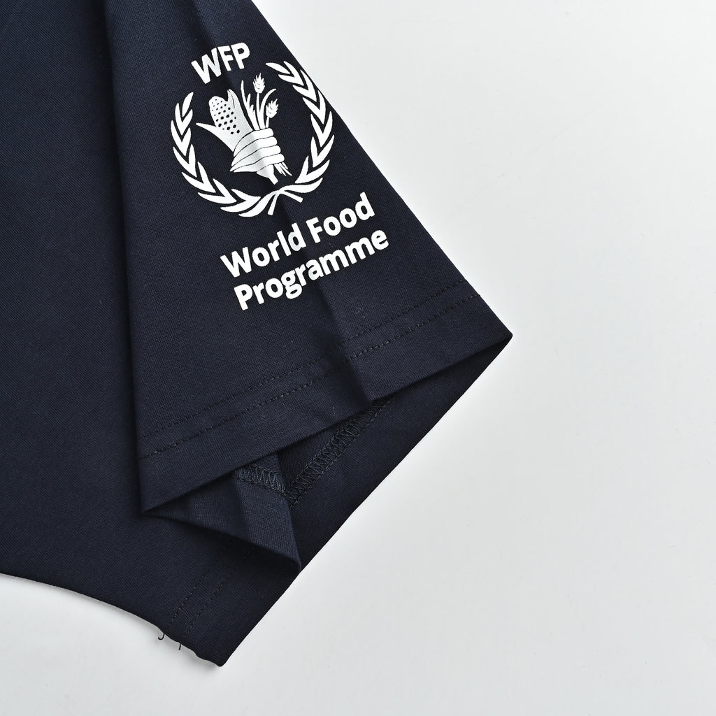 Balenciaga x WFP White Letter Print Short Sleeve T-Shirt – Black YS2800617