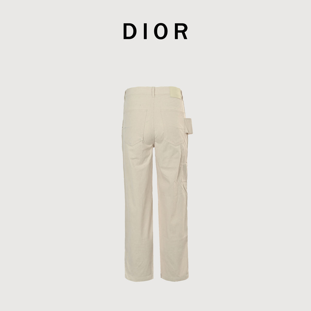 Dior 25SS Stripe Denim Set Jeans – Cream DK6201026