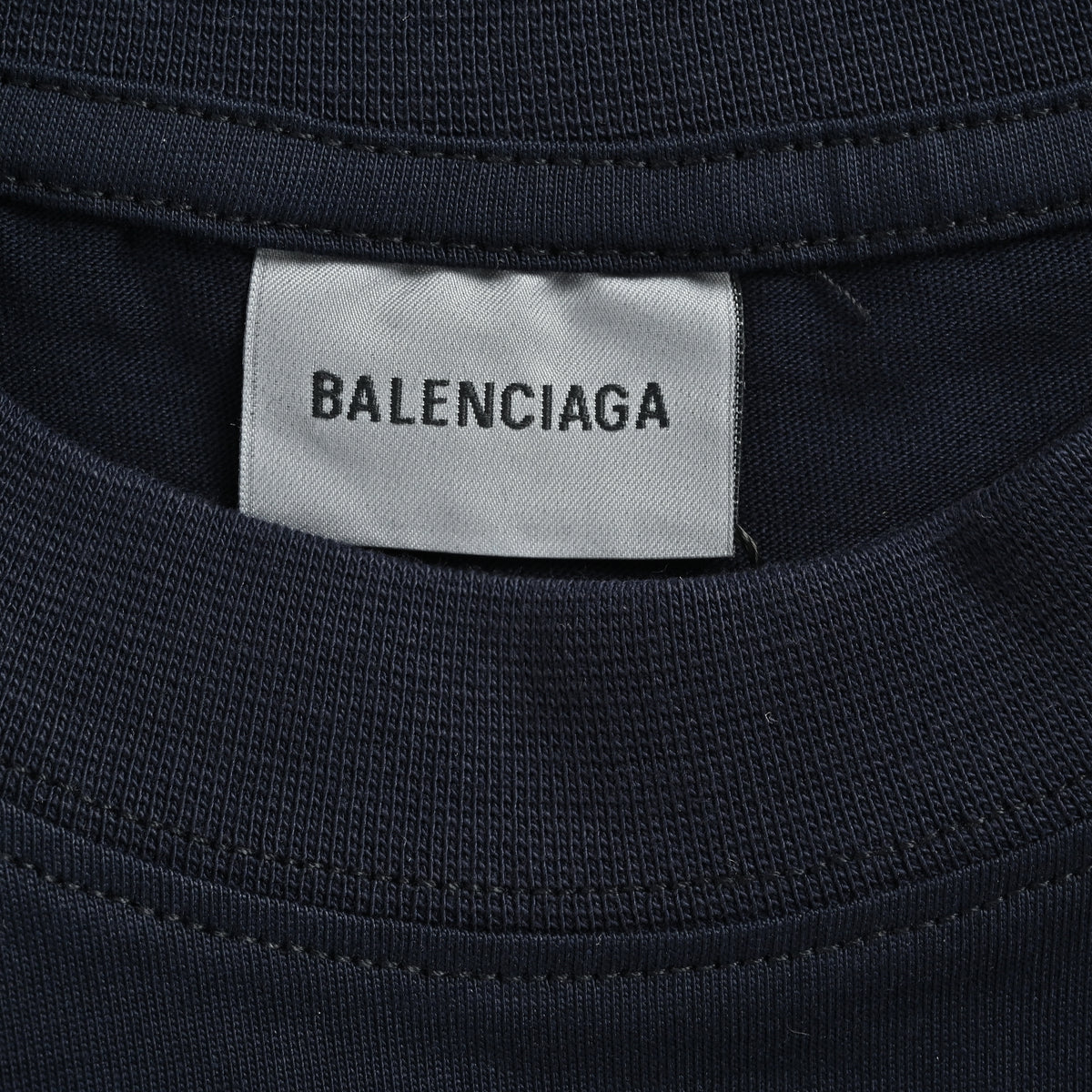 Balenciaga x WFP White Letter Print Short Sleeve T-Shirt – Black YS2800617