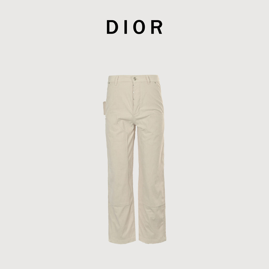 Dior 25SS Stripe Denim Set Jeans – Cream DK6201026