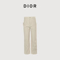 Dior 25SS Stripe Denim Set Jeans – Cream DK6201026