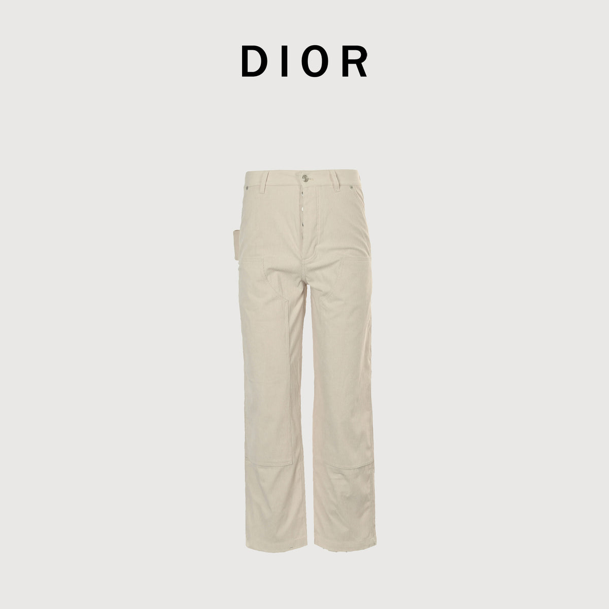 Dior 25SS Stripe Denim Set Jeans – Cream DK6201026