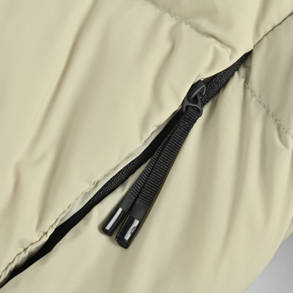 Moncler FW25 Forez Hooded Short Down Jacket — CreamK20911A00156597YD216