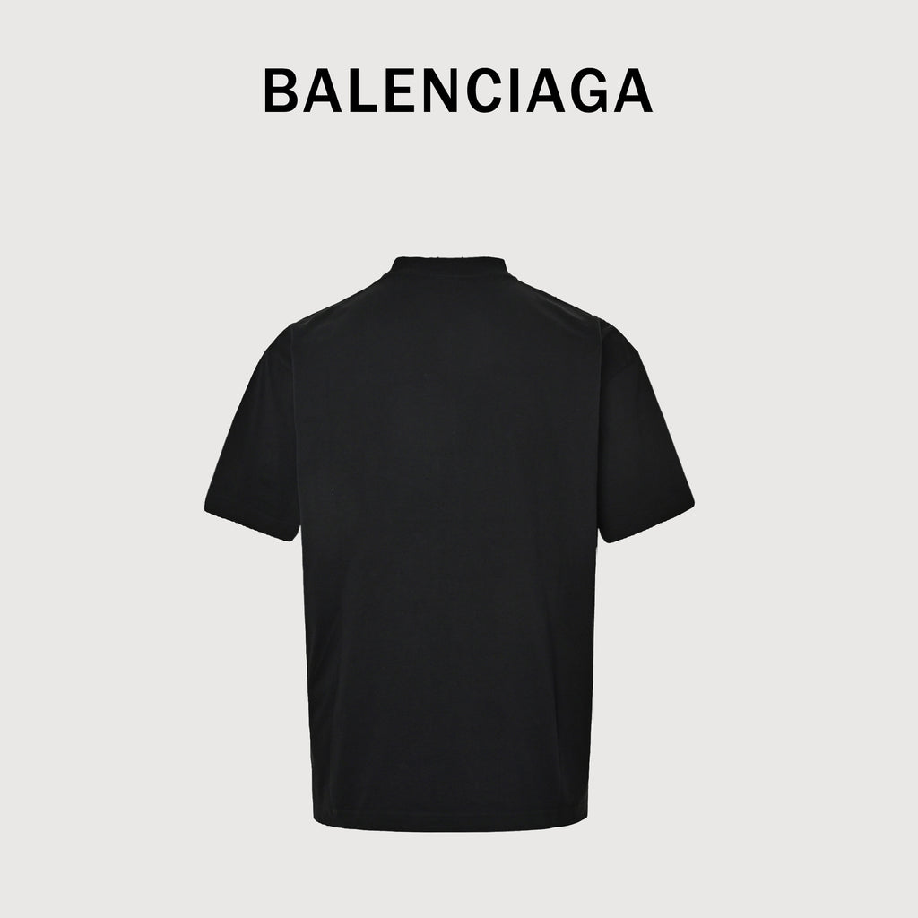 Balenciaga BLCG Hawaii Pink Sunset Print Short Sleeve T-Shirt  NP3000612