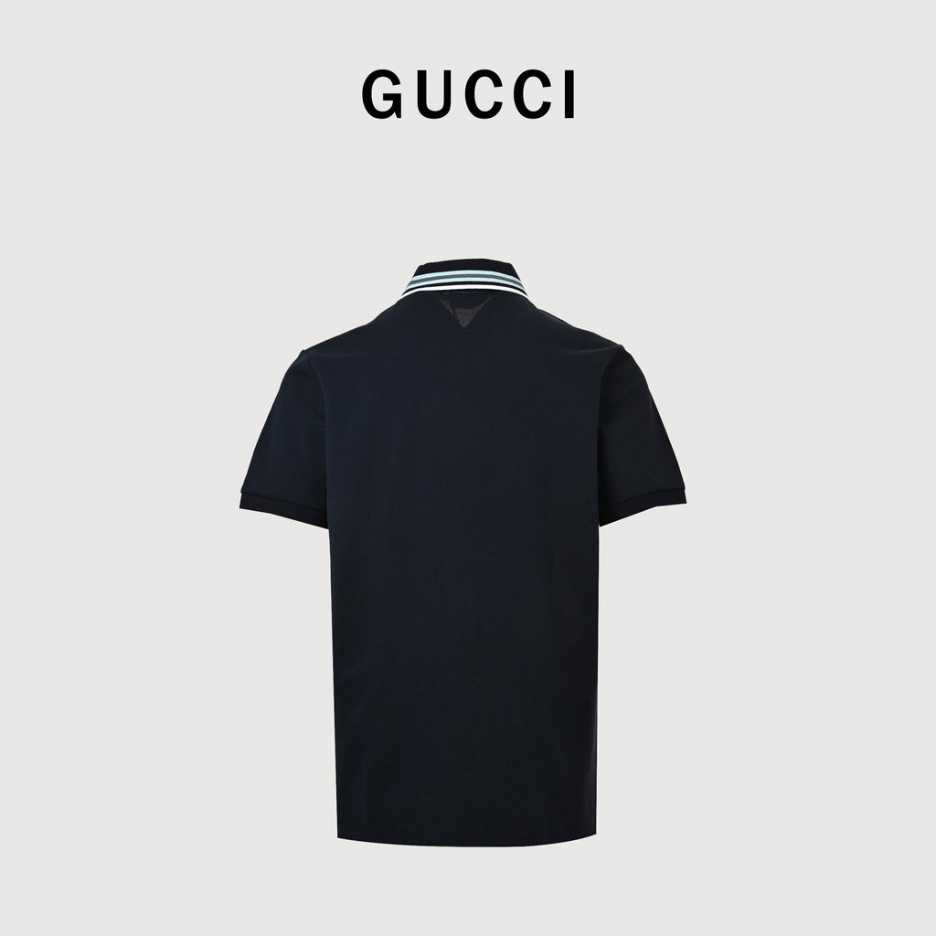 Gucci Minimal Letter Short Sleeve Polo Shirt XM2800513