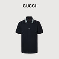 Gucci Minimal Letter Short Sleeve Polo Shirt XM2800513