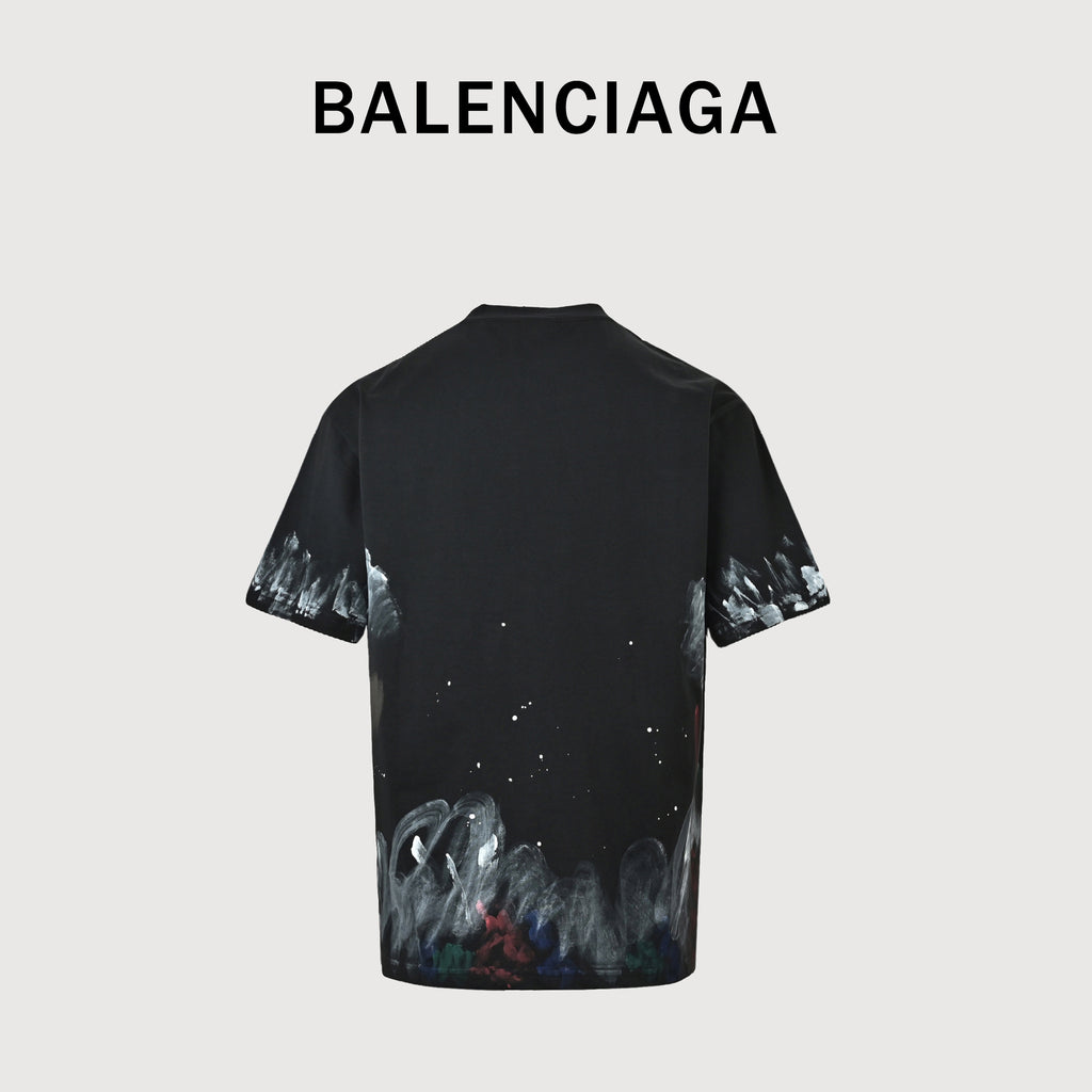 Balenciaga Limited Art Graffiti Scene Short Sleeve T-Shirt SG2400428
