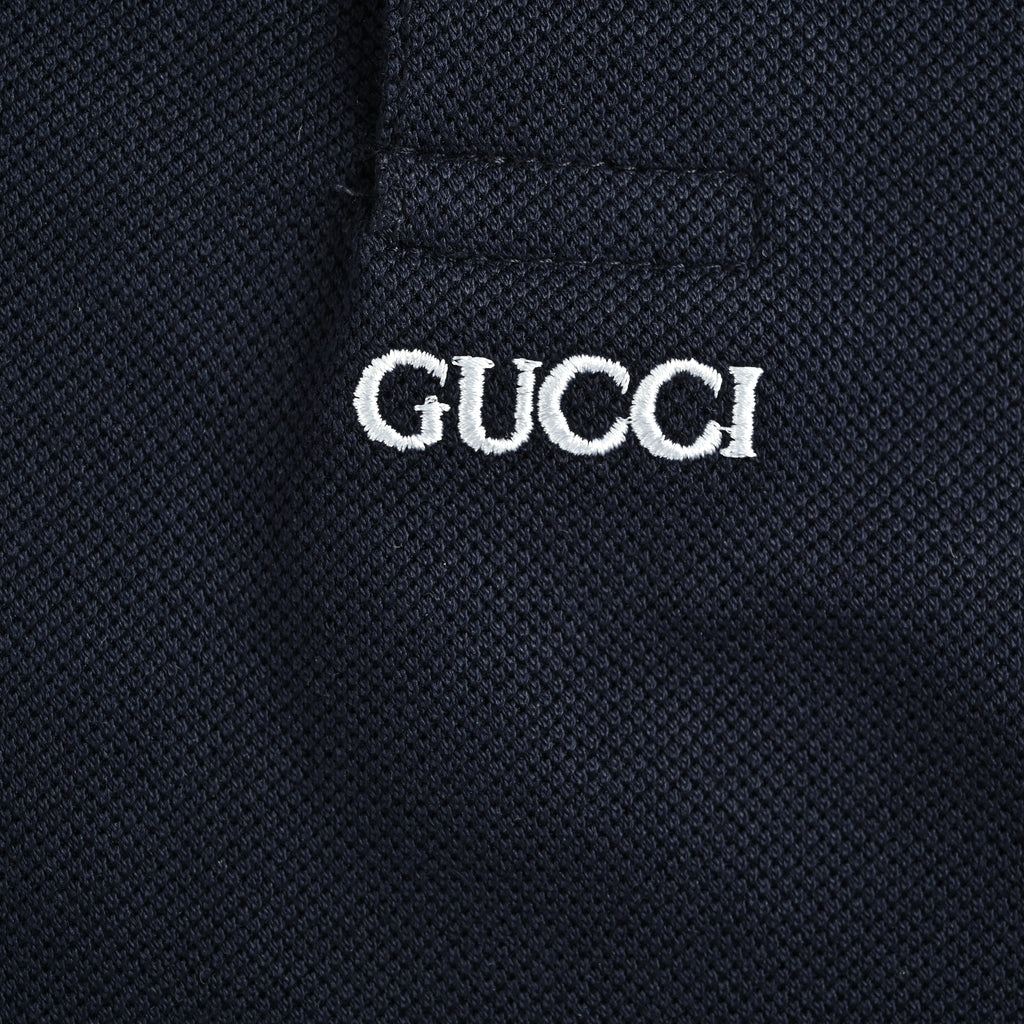 Gucci Minimal Letter Short Sleeve Polo Shirt XM2800513