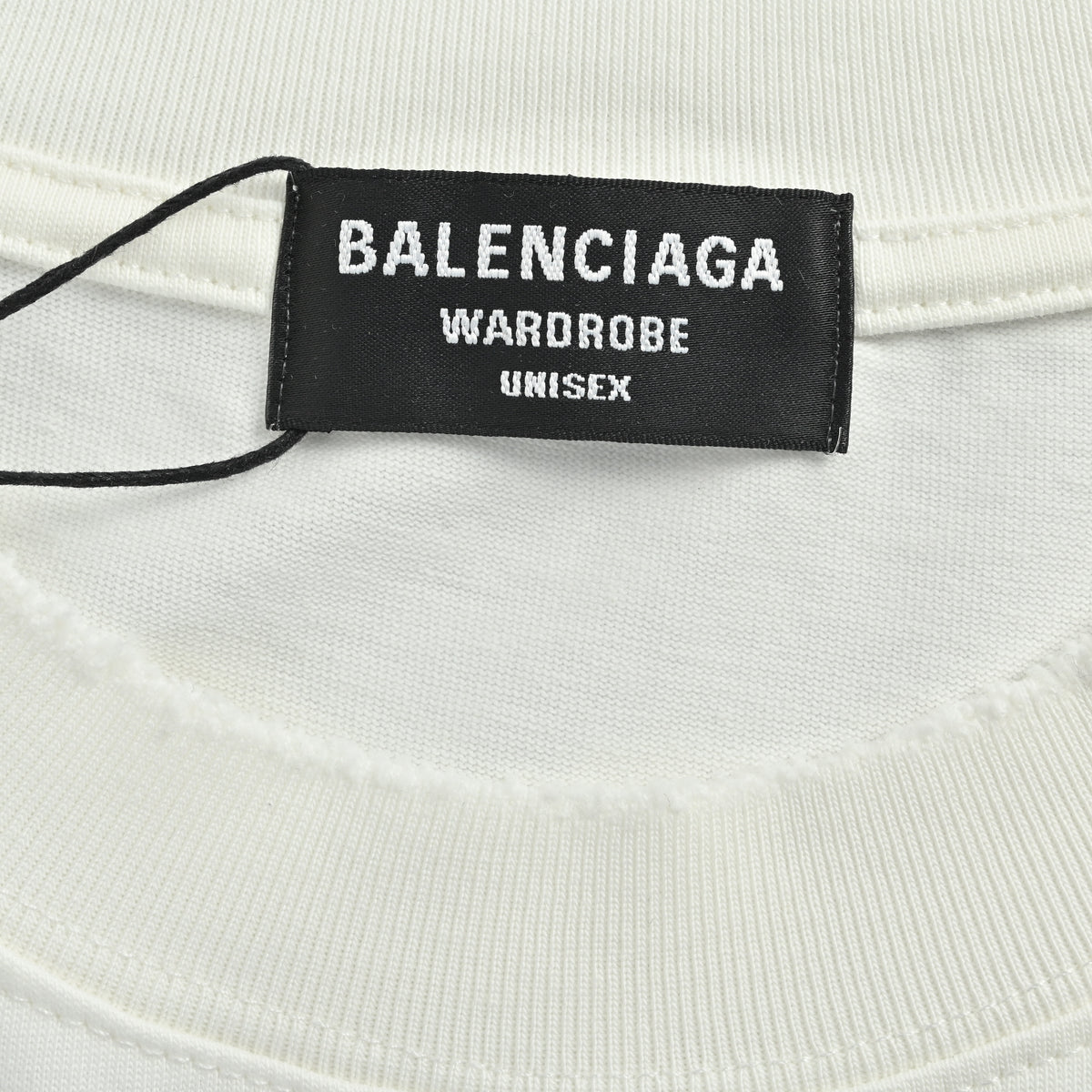 Balenciaga 26SS Back Wheat Crest Embroidered Short Sleeve T-Shirt XBK3000308