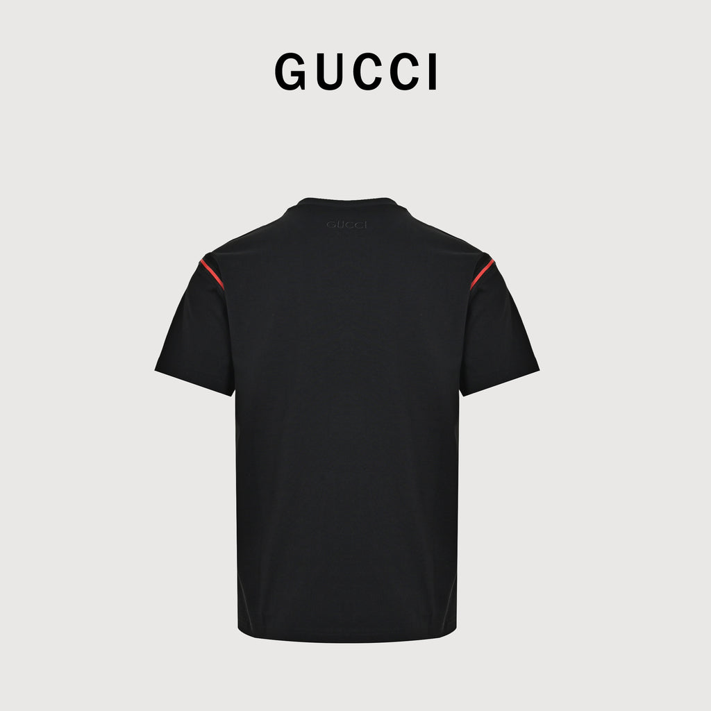 Gucci 24SS Shoulder Webbing Tape T-Shirt DK2400722