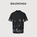 Balenciaga Limited Art Graffiti Scene Short Sleeve T-Shirt SG2400428