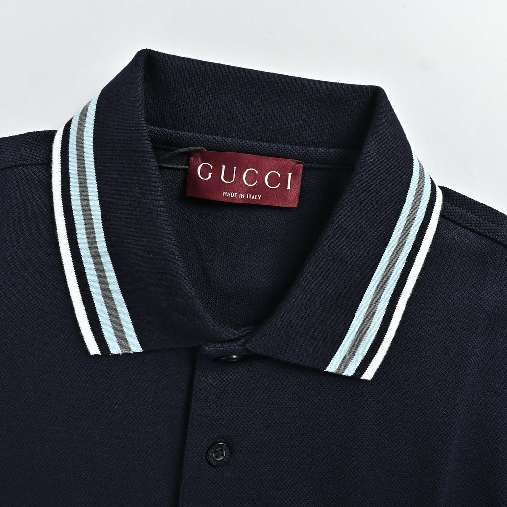 Gucci Minimal Letter Short Sleeve Polo Shirt XM2800513