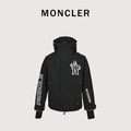 Moncler Grenoble Coordinates Letter-Print Hooded Ski Jacket — Black  1A00027549SU999