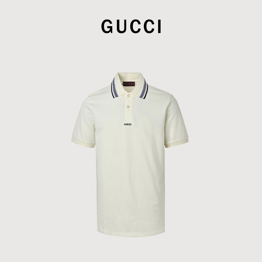 Gucci Minimal Letter Short Sleeve Polo Shirt XM2800513