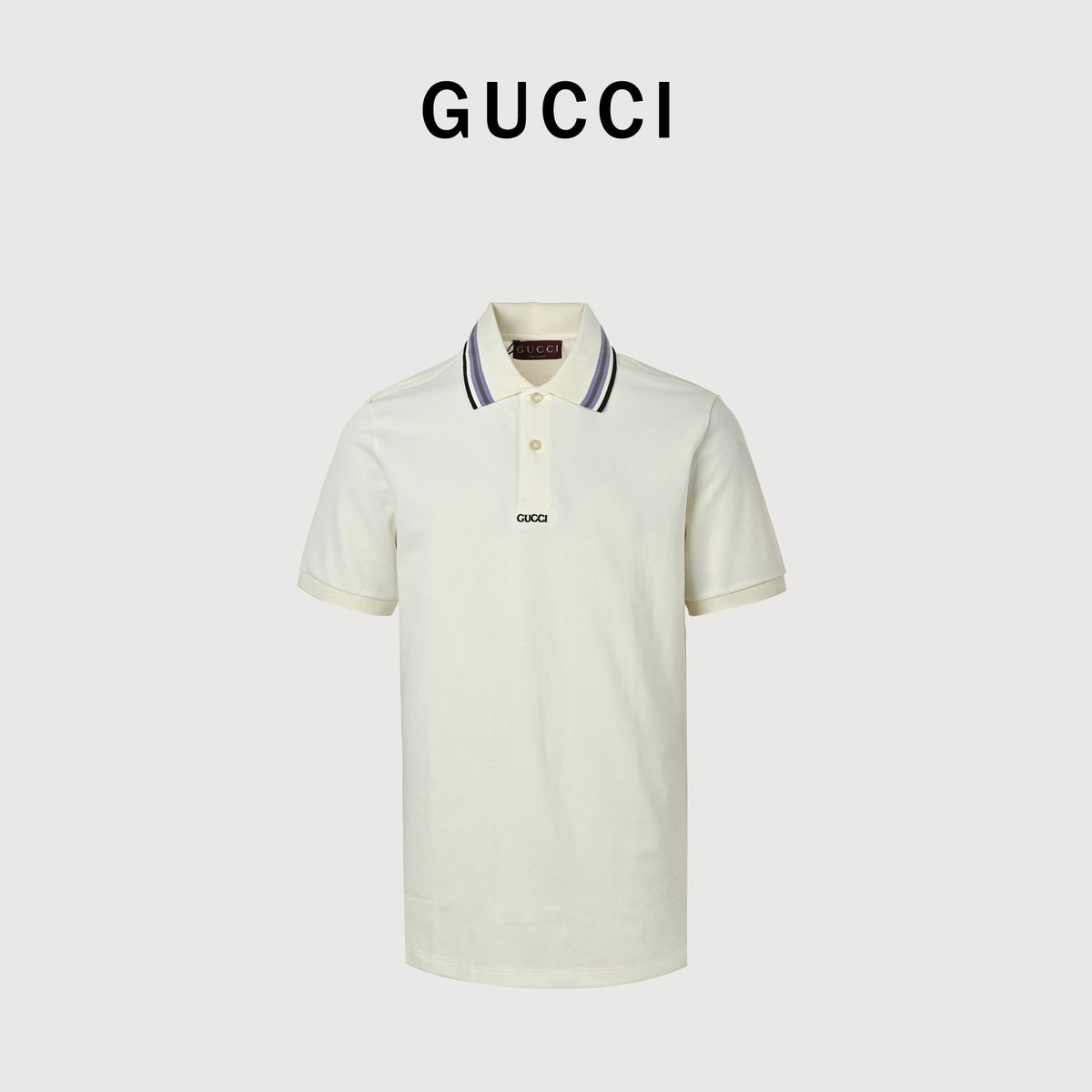 Gucci Minimal Letter Short Sleeve Polo Shirt XM2800513