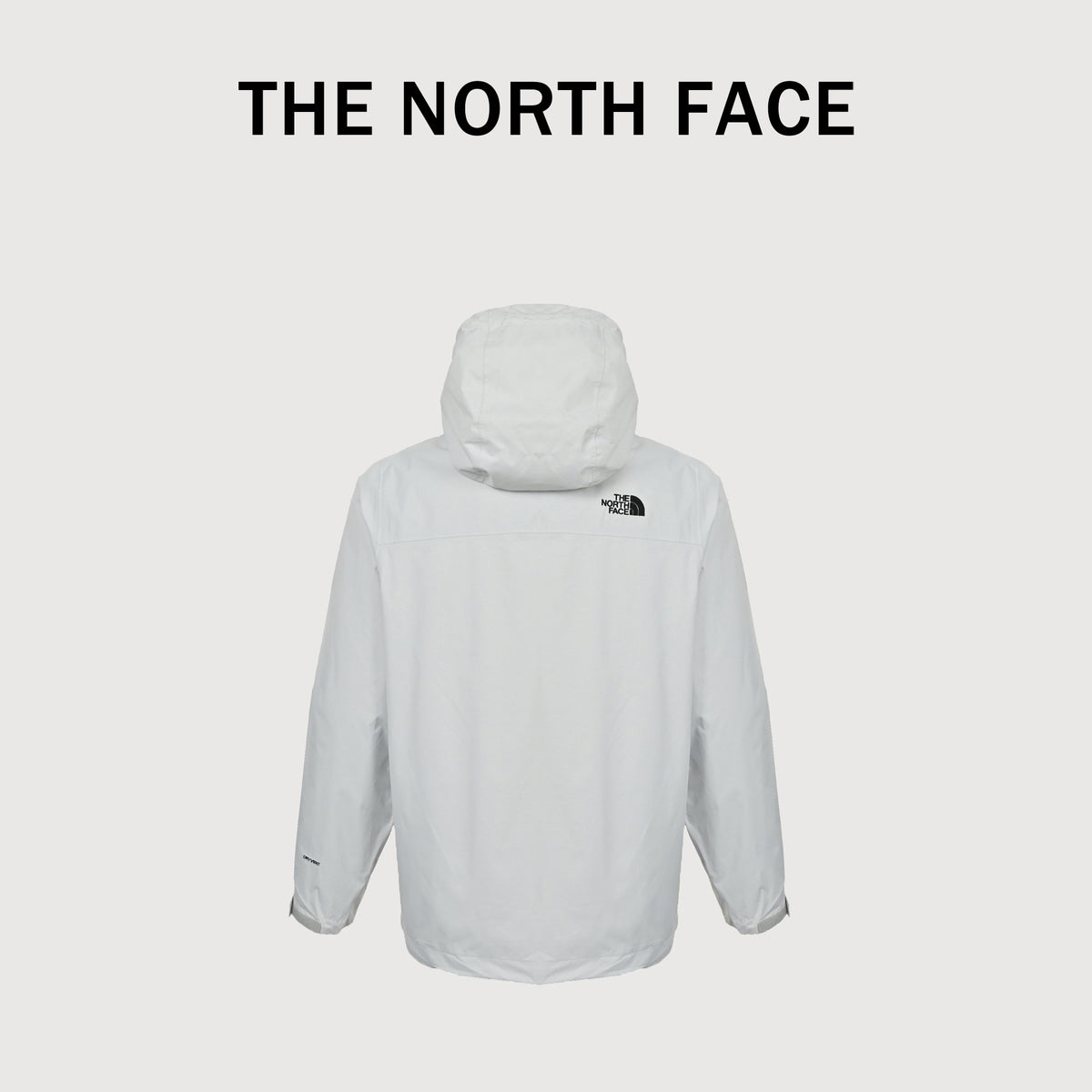The North Face Embroidered Logo Hooded Shell Jacket – Light Grey  DK6400316-LGR