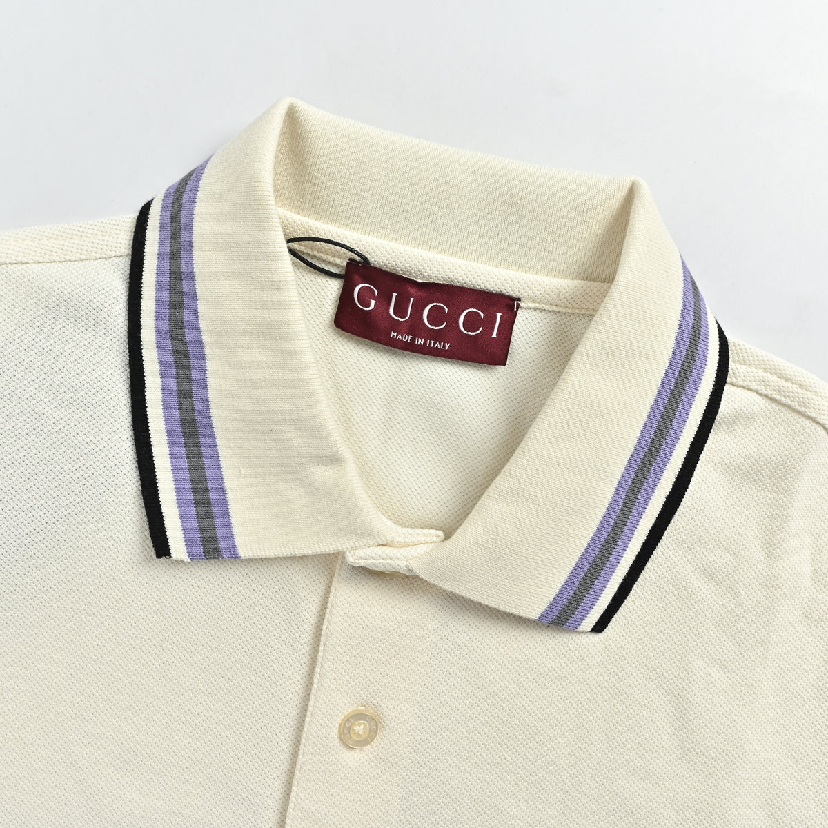 Gucci Minimal Letter Short Sleeve Polo Shirt XM2800513