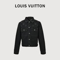 Louis Vuitton LV Washed Distressed Laser Monogram Denim Jacket 2026  NP7000425