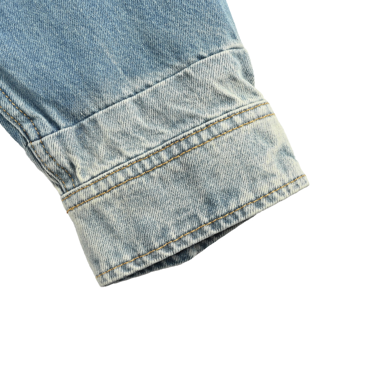 Gucci GUC Washed Embossed Denim Shirt-Jacket 2025  NP6800724