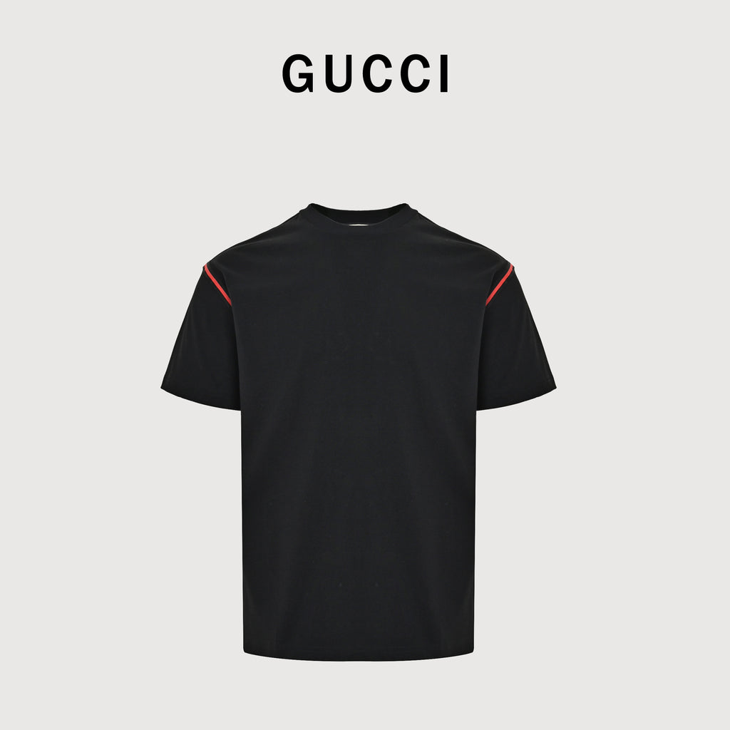 Gucci 24SS Shoulder Webbing Tape T-Shirt DK2400722