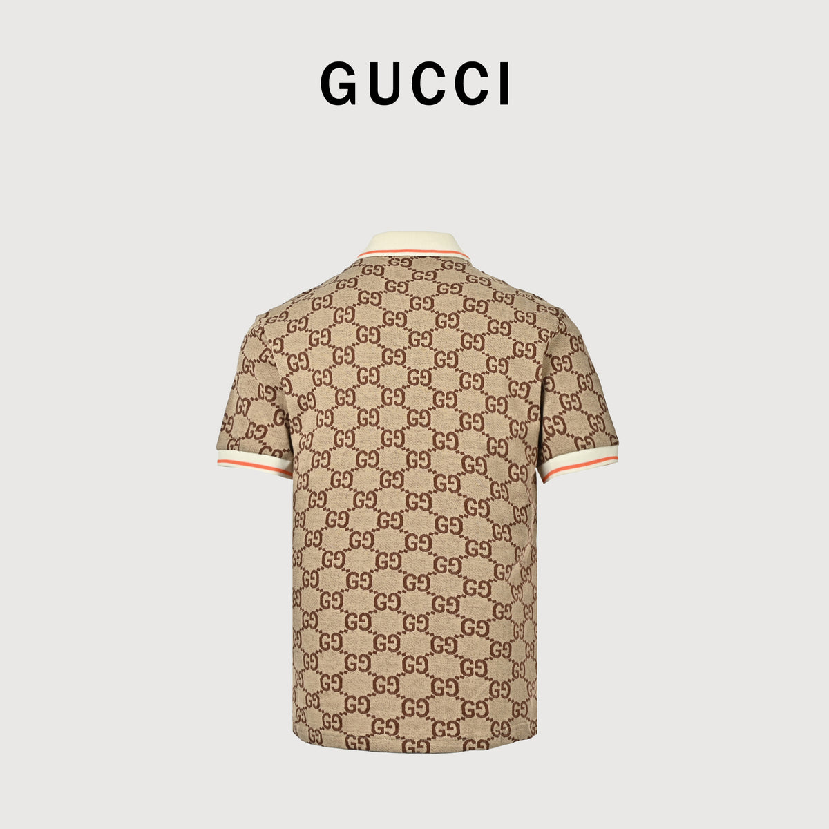 Gucci Double G All-Over Logo Jacquard Polo Shirt  SG2800513
