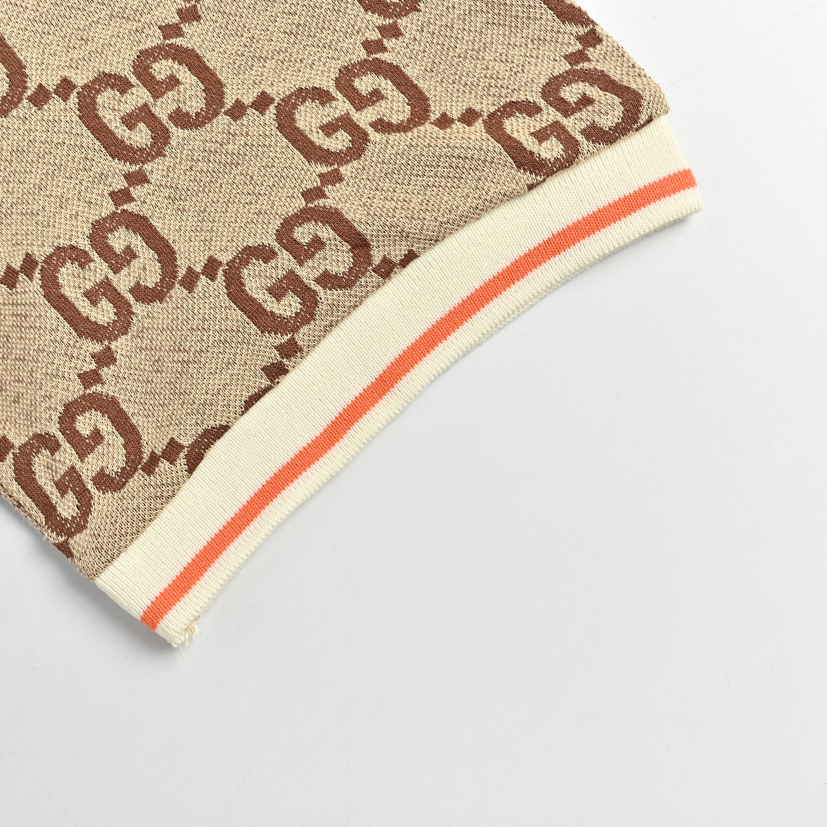 Gucci Double G All-Over Logo Jacquard Polo Shirt  SG2800513