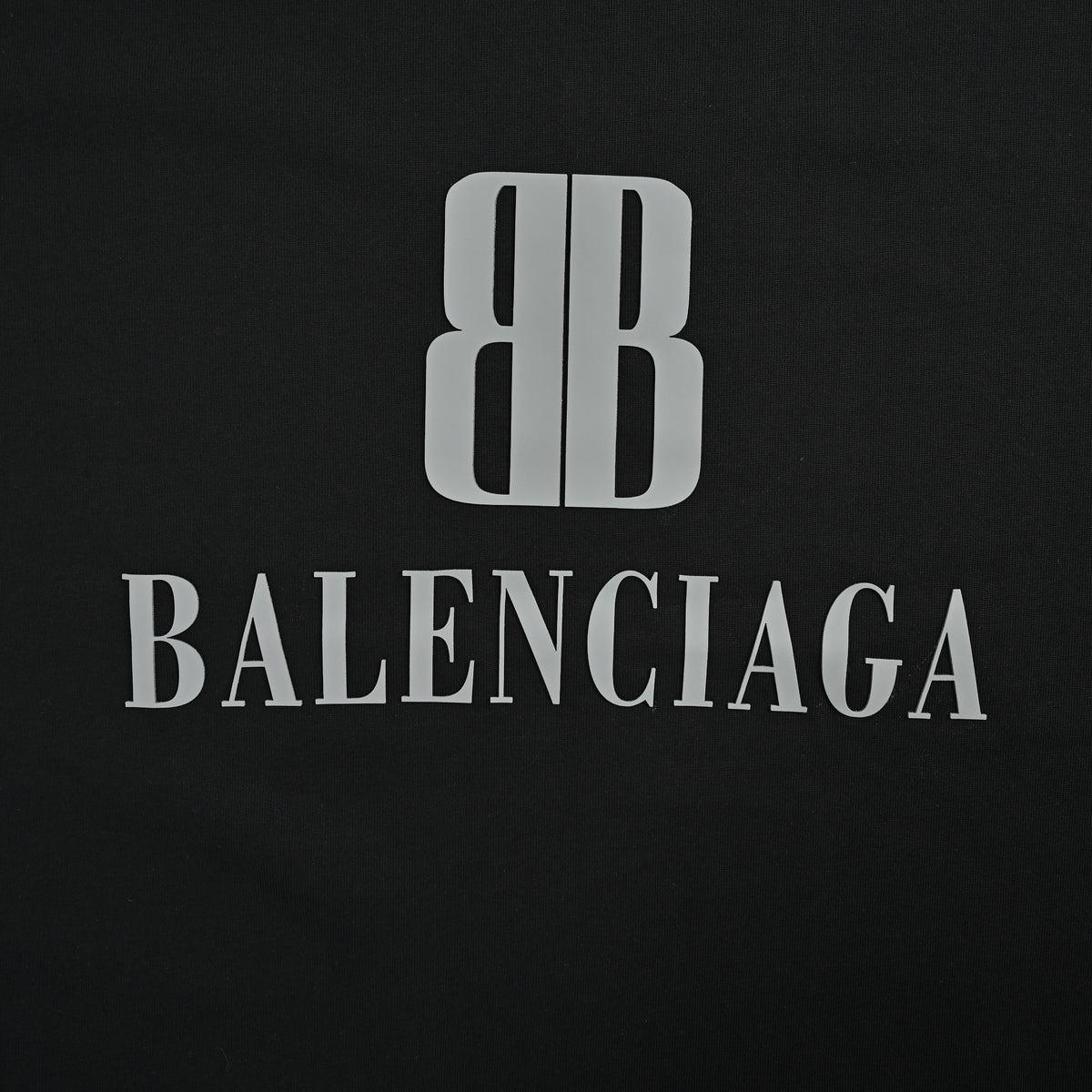 Balenciaga Double BB Monogram Print Crew Neck Short Sleeve T-Shirt XBK2400321