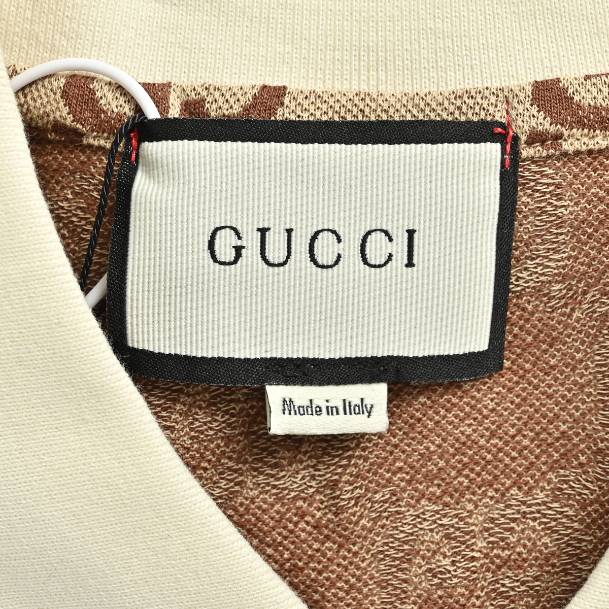Gucci Double G All-Over Logo Jacquard Polo Shirt  SG2800513