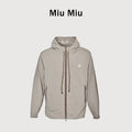 Miu Miu Early Autumn Rope-Detail Sun-Protection Shell Jacket – Greige XM6000819