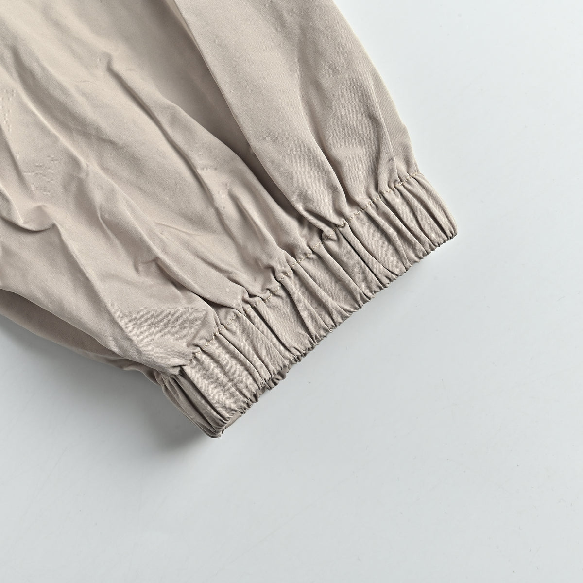Miu Miu Early Autumn Rope-Detail Sun-Protection Shell Jacket – Greige XM6000819