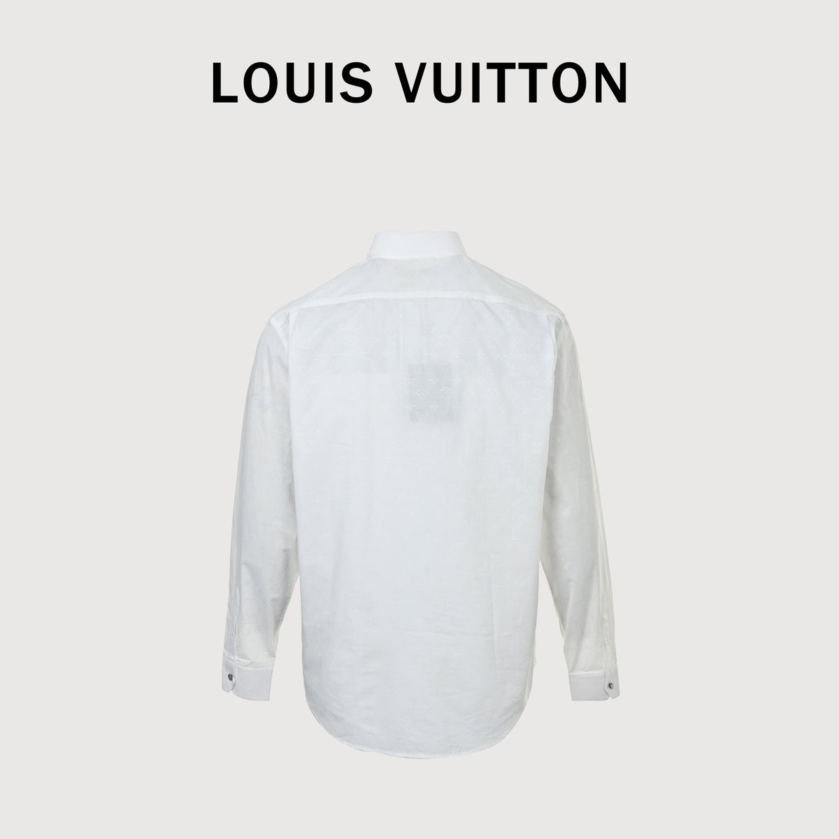 Louis Vuitton LV Single-Button Jacquard Long-Sleeve Shirt 2025 NP5001127