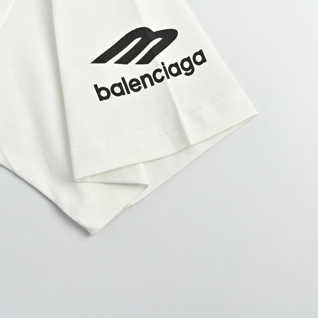 Balenciaga Ski Series Short Sleeve T-Shirt – White SG2600325