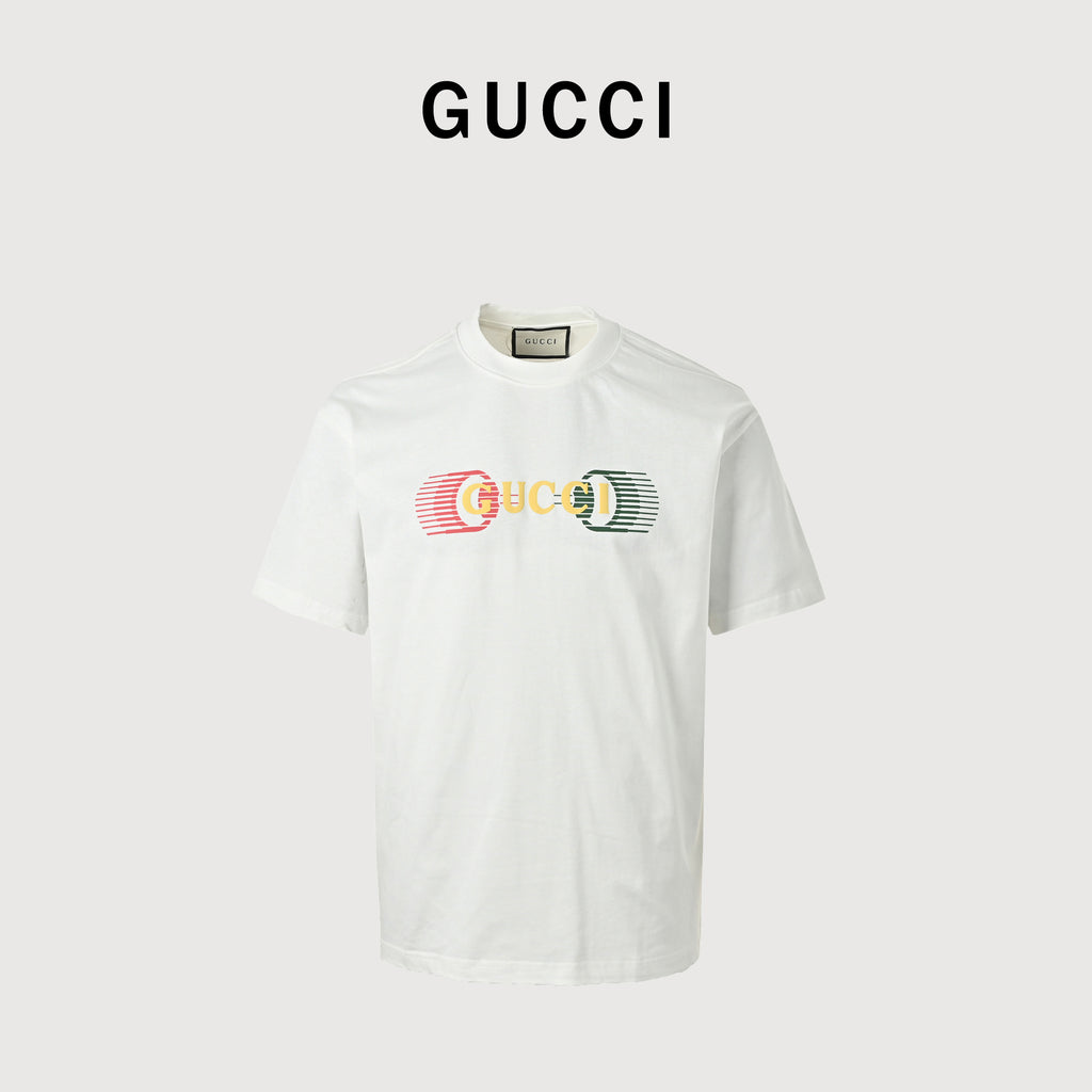 Gucci 26SS Neon Letter Print T-Shirt  FY2200509