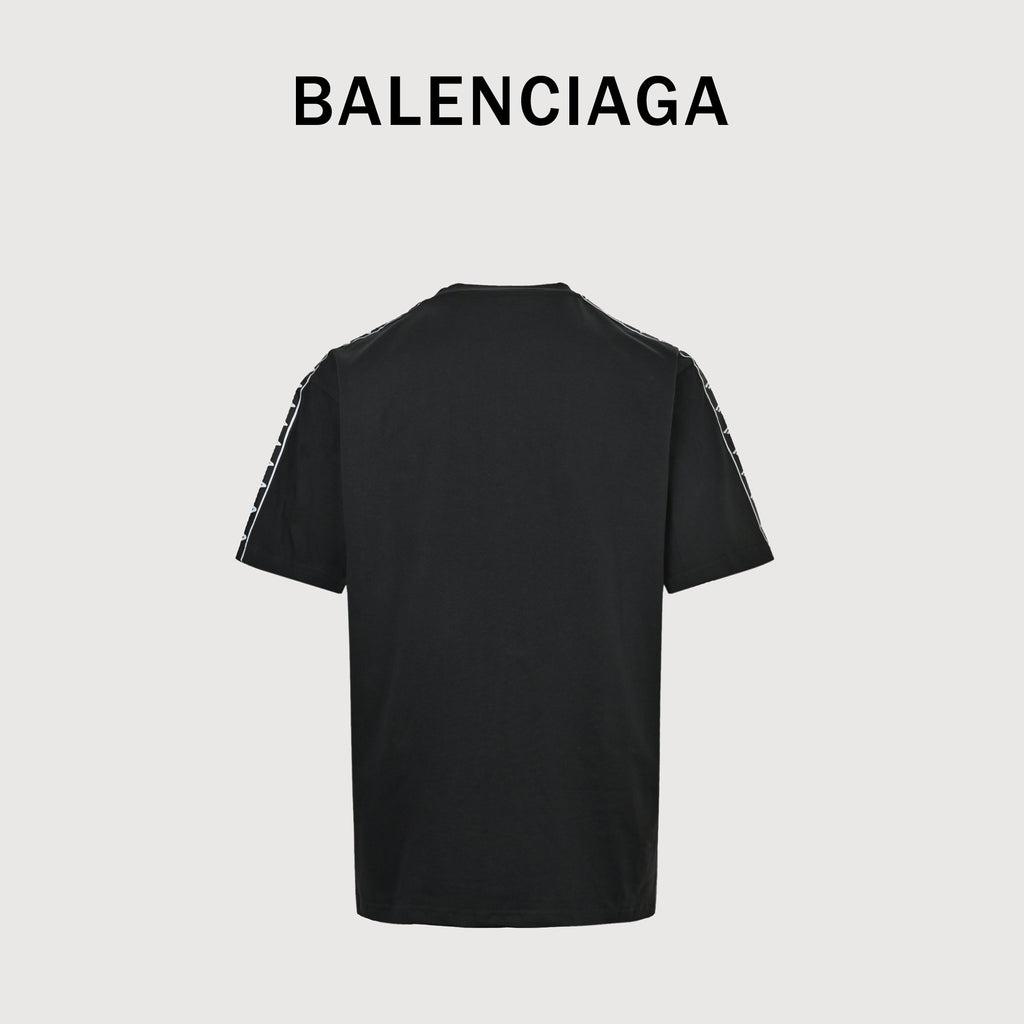 Balenciaga 26SS 3B Repeat Jacquard Tape Short Sleeve T-Shirt SG2600412