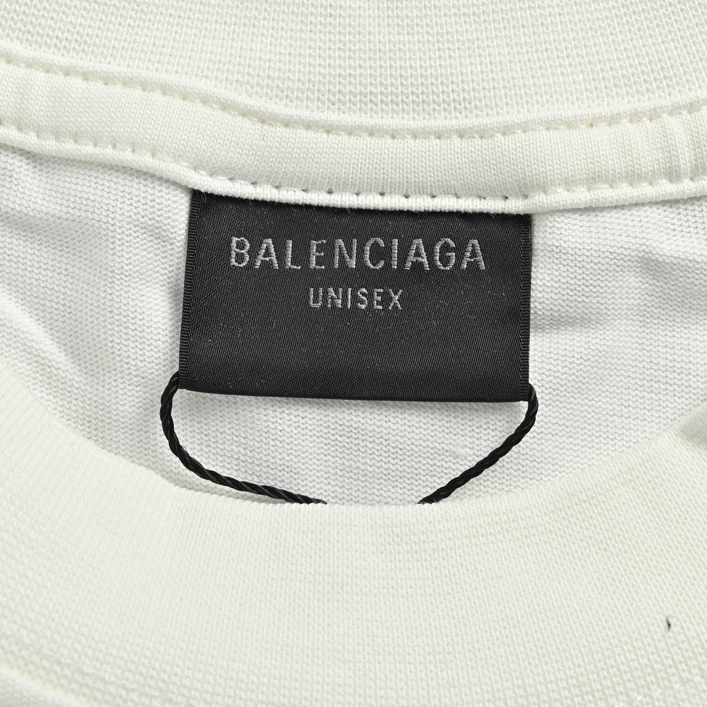 Balenciaga Ski Series Short Sleeve T-Shirt – White SG2600325