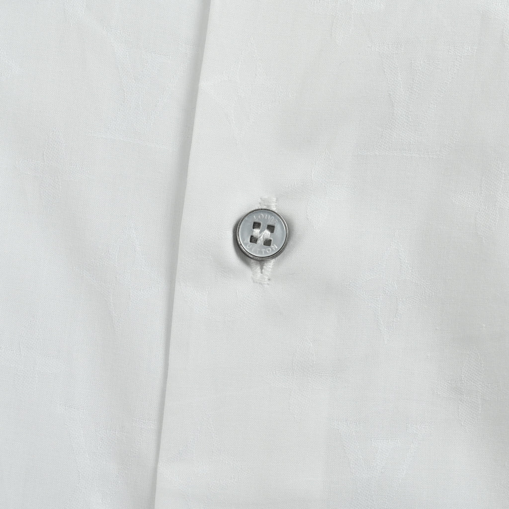 Louis Vuitton LV Single-Button Jacquard Long-Sleeve Shirt 2025 NP5001127