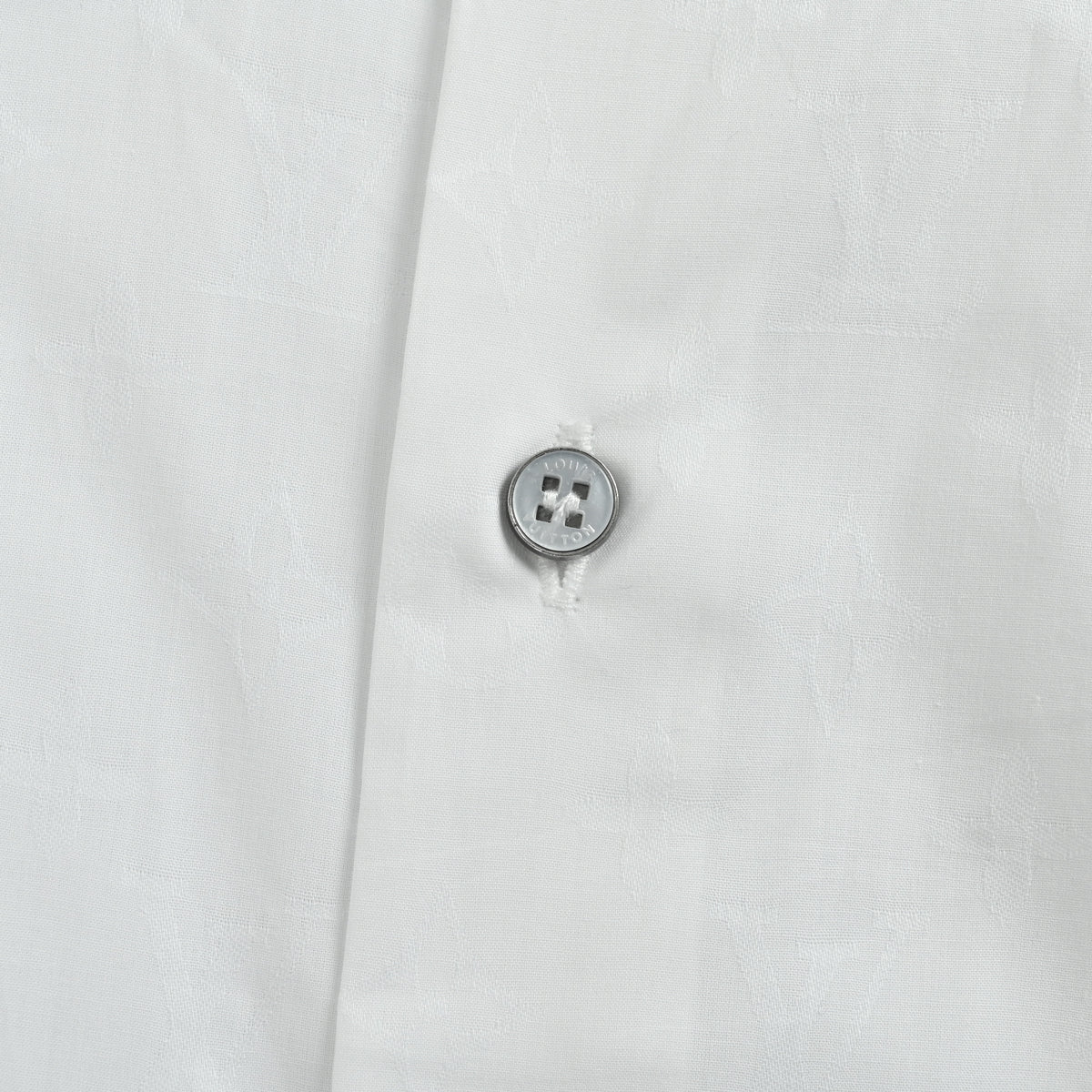 Louis Vuitton LV Single-Button Jacquard Long-Sleeve Shirt 2025 NP5001127